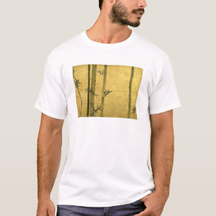 T-shirt 竹 図, 光 琳 Bamboo, Ogata Kōrin, Sumi-e