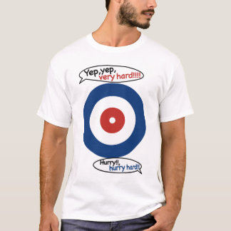 T-SHIRT 絶叫!!ロック風カーリング /  YEP,VERY HARD CURLING!!