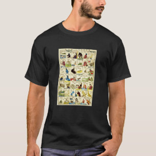 T-shirt 英 単 語 表, 亀 Table des mots anglais, Ukiyo-e