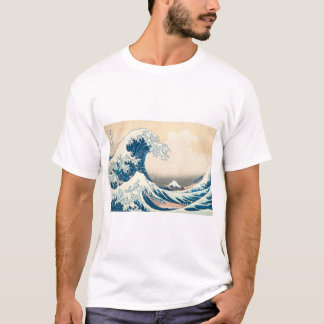 T-SHIRT 葛 飾 北 斎 神 沖 奈 川