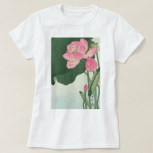 T-shirt 蓮 の 花, 小 原 邨 fleur de Lotus, Ohara Koson, Ukiyo-e
