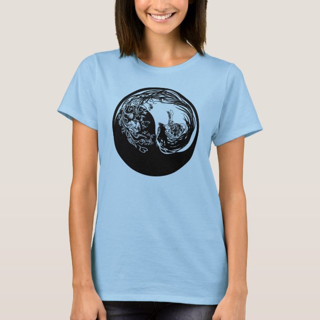 T-SHIRT 陰陽ガール (Devant)