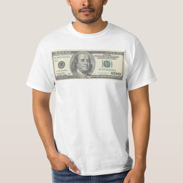 T-SHIRT ＄１００ドル札 (Devant)