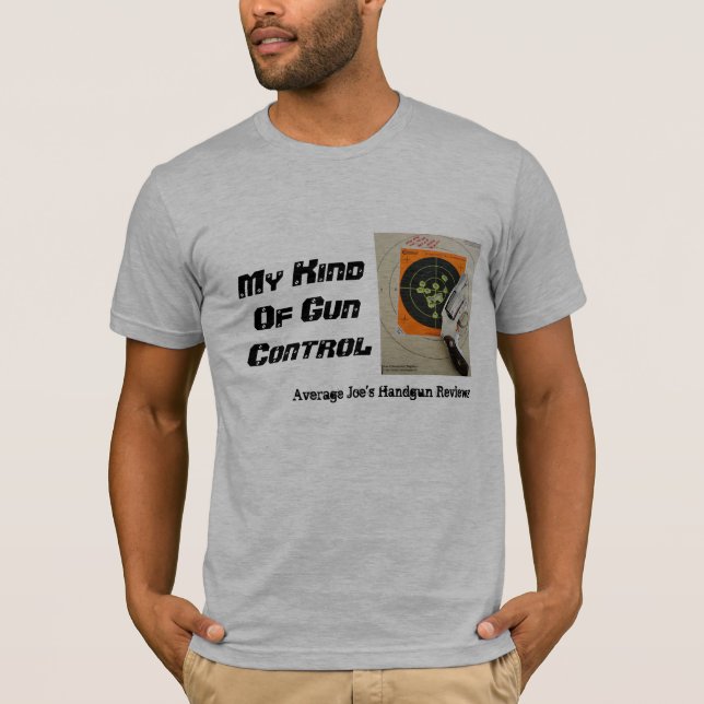 T-shirt 006 (2), mon KindOf GunControl, l'ha de Joe moyen… (Devant)