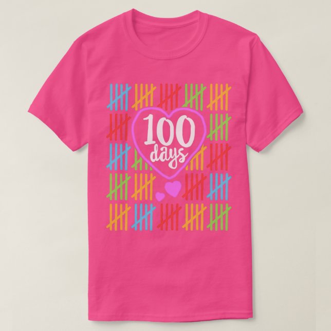 T-shirt 00 Jours d'école pour enseignants Femmes Compter C (Design devant)