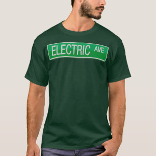 T-shirt 016 panneau de rue de l'avenue Electric