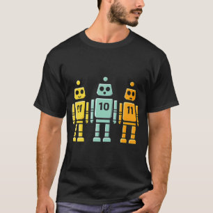 T-shirt 01 10 11 Robot Binaire