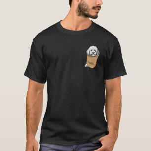 T-shirt 01 Caniche Dans Une Poche - Propriétaire De Chien
