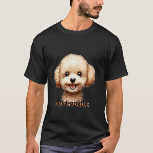 T-shirt 01 Caniche Jouet Design Simple