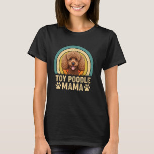 T-shirt 01 Maman Toy Poodle Fête des Mères Toy Poodle Chie