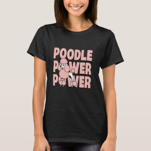 T-shirt 01 Poodle Power Power Conception Graphique Gras