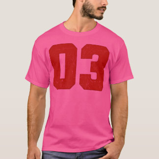 T-shirt 03 Grunge Red