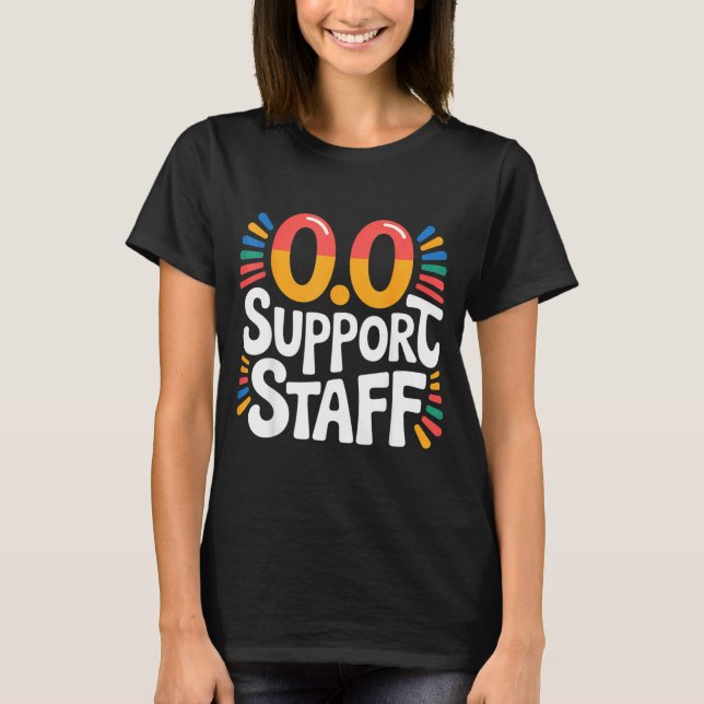 T-shirt 0.0 Suprt Staff Marathon Cheer Squad -  (Devant)