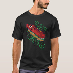 T-shirt 0.0 végane, j'aime la viande, anti-véganisme