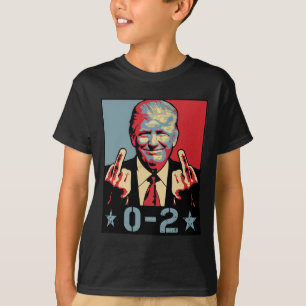 T-shirt 0 2 Drôle Trump 2024 Trump 2024 Gagnant de la vict