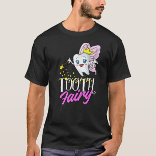 T-shirt 0 Assistante Dentaire Dentiste Support Dents Fée D