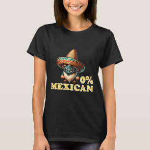 T-shirt 0% Cinco De Mayo Fiesta Sombrero Et Musta