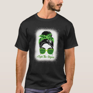 T-shirt 0 Combatre La Stigmatisation Nœud Dégagé Avec Ruba