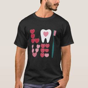 T-shirt 0 Dentiste Amour Inspirant Motivation Mère Denti