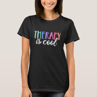 T-shirt 0 La thérapie est cool Autosoins La santé mentale