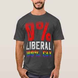 T-shirt 0 Libéral 100 Gay LGB