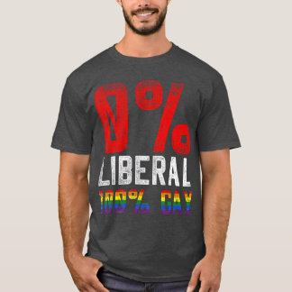T-shirt 0 Libéral 100 Gay LGB