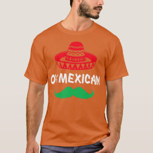 T-shirt 0 Mexicain avec sombrero et moustache pour Cinco d