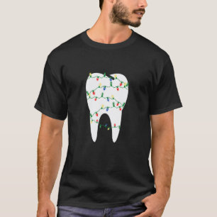 T-shirt 0 Noël Dentiste Maillot dentaire. Dent dans le Chr