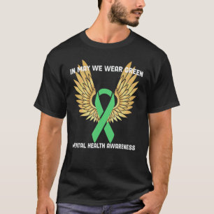 T-shirt 0 Nous Portons la Sensibilisation à la Santé Menta