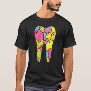 T-shirt 0 œufs de Pâques les plus mignons Dentaires Dentis