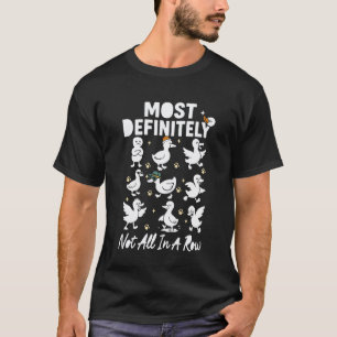 T-shirt 0 Pas du tout en rangée Canard Mental Frais