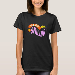 T-shirt 0 Positivité Continuez à sourire Mentalité tendanc