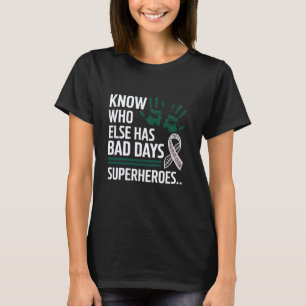 T-shirt 0 Super-héros de la sensibilisation à la santé men