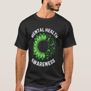 T-shirt 0 Tournesol de sensibilisation à la santé mentale