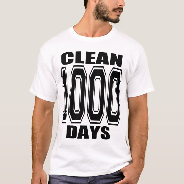 T-SHIRT 1000 JOURS NETTOIENT ! ! (Devant)