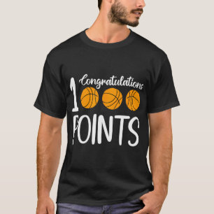 T-shirt 1000 Points Basketball Scorer High School Basketba