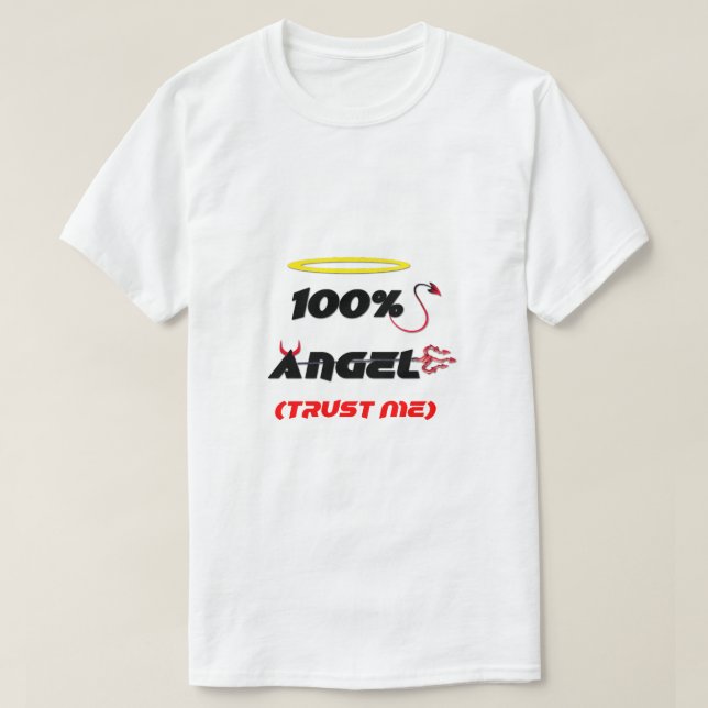 T-shirt 100% Angel (Design devant)