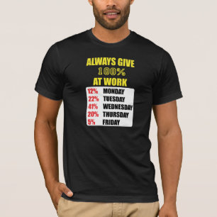 T-SHIRT 100% AU TRAVAIL