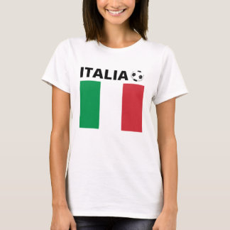 T-Shirt 100% Baumwolle, mild, Italienische Flagge