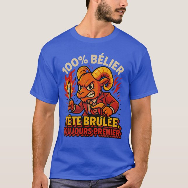 T-shirt 100 % Bélier  (Devant)