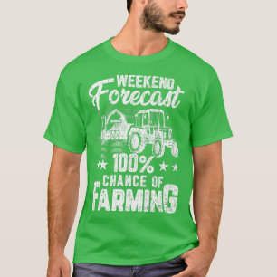 T-shirt 100 Chance D'Agriculture Amusante Fermier Tracteur