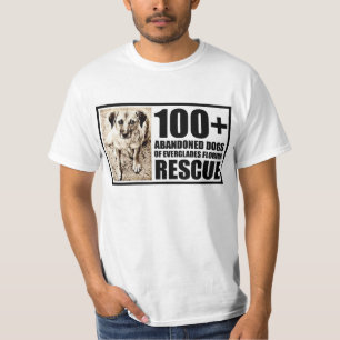 T-shirt 100+ Chiens abandonnés des marais la Floride