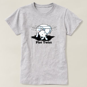 T-Shirt 100% Coton Poursuite de Queue de Westie Te