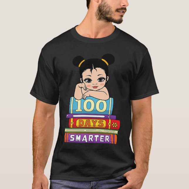 T-shirt 100 Days Flew By 100th Day Of School Girl Daughter (Devant)