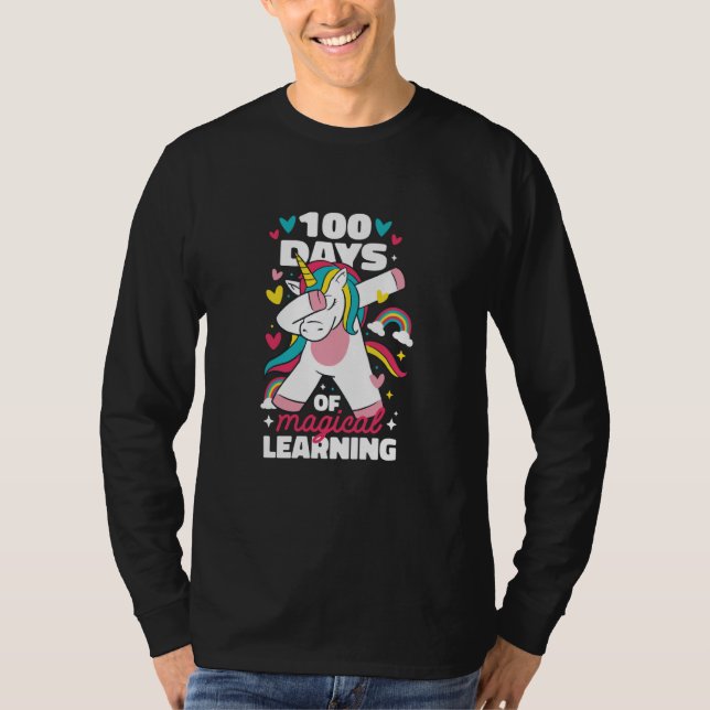 T-shirt 100 days of magical learning (Devant)