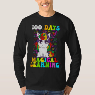 T-shirt 100 Days Of Magical Learning 100th Day Of School U
