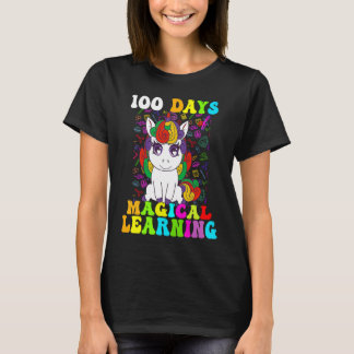 T-shirt 100 Days Of Magical Learning 100th Day Of School U