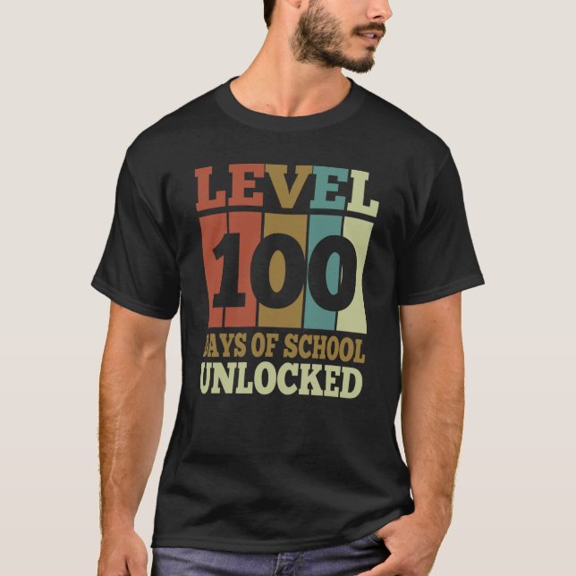 T-shirt 100 Days Of School (Devant)