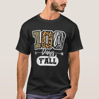 T-shirt 100 Days Y All 100 Days Of School Jungle Teacher K