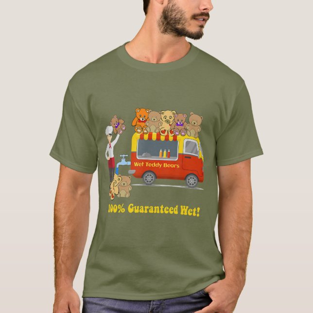 T-shirt 100 % de Nounours humides garantis (Devant)